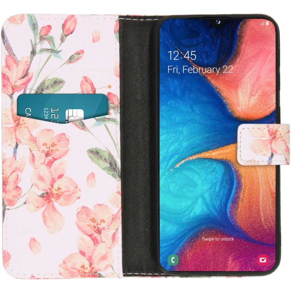 imoshion Design TPU Klapphülle für das Samsung Galaxy A20e - Blossom Watercolor