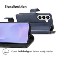 imoshion Luxuriöse Klapphülle Samsung Galaxy S26 - Dunkelblau