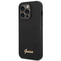 Guess Glitter Flakes Back Cover Apple iPhone 14 Pro - Schwarz