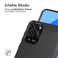 imoshion Brushed Back Cover für das Samsung Galaxy A36 - Schwarz