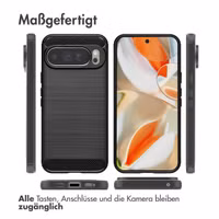 imoshion Brushed Back Cover Google Pixel 10 Pro XL - Schwarz