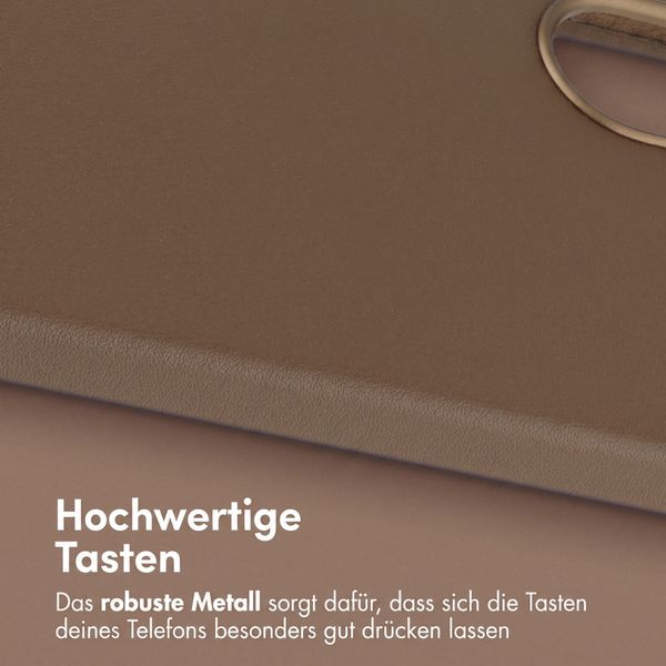 Accezz MagSafe Leather Backcover Samsung Galaxy A57 (5G) - Kaffeebraun