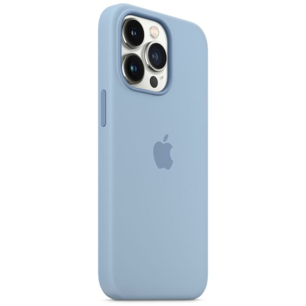 Apple Silikon-Case MagSafe für das iPhone 13 Pro - Blue Fog