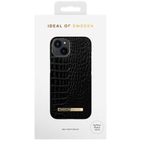 iDeal of Sweden Atelier Backcover für das Apple iPhone 14 - Neo Noir Croco
