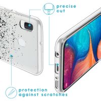 imoshion Design Hülle Samsung Galaxy A20e - Spritzer - Schwarz