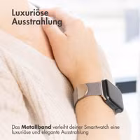 imoshion Magnetisches Milanaise Armband für das  Apple Watch Series 1 - 9 / SE (38/40/41 mm) | Series 10 / 11 (42 mm) - Größe S - Silber