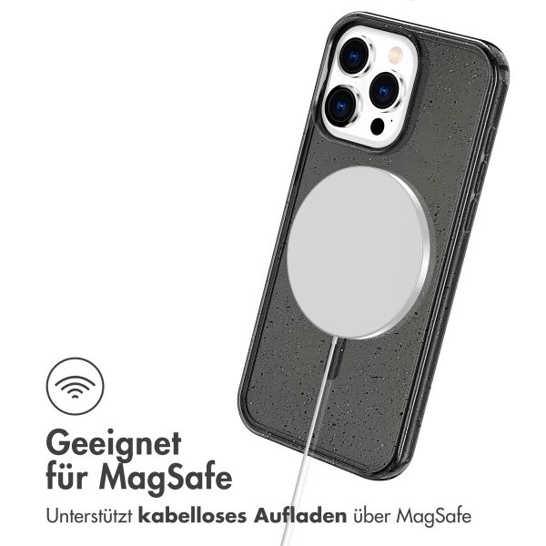 imoshion Sparkle Back Cover mit MagSafe Apple iPhone 15 Pro - Glitter Schwarz