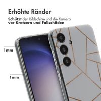 imoshion Design Hülle Samsung Galaxy S24 - White Graphic