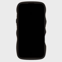 Holdit Wavy Case für das Apple iPhone 16 - Black / Transparent