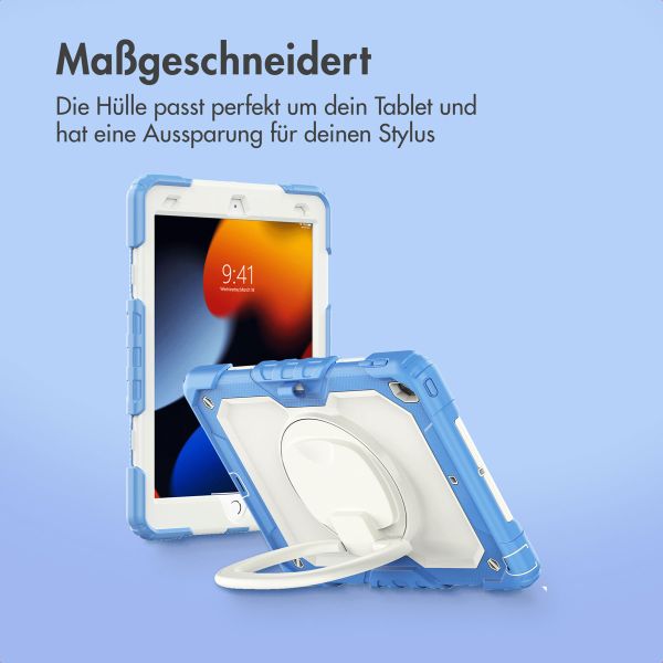 imoshion Rugged Kindersicher Schutzhülle Apple iPad 9 (2021) 10.2 Zoll / iPad 8 (2020) 10.2 Zoll / iPad 7 (2019) 10.2 Zoll - Blau