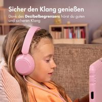 imoshion Kinderkopfhörer mit AUX-Kabel - Dezibelbegrenzer - Candy Pink