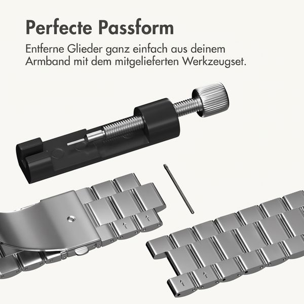 imoshion Edelstahlarmband für Apple Watch | 38/40/41/42 mm - Silber