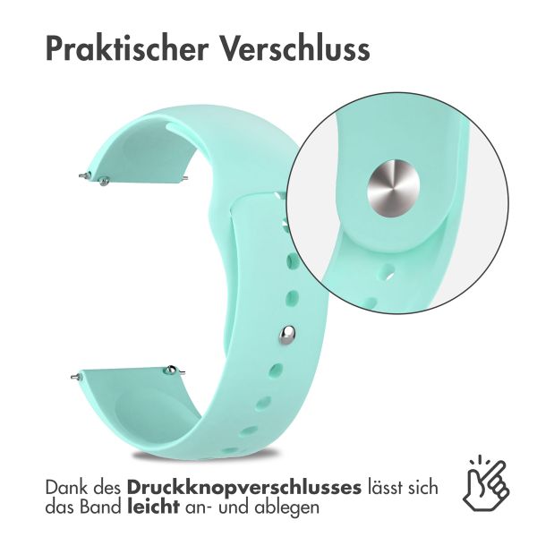 imoshion Silikonband Sport - 20-mm-Universalanschluss - Mintgrün