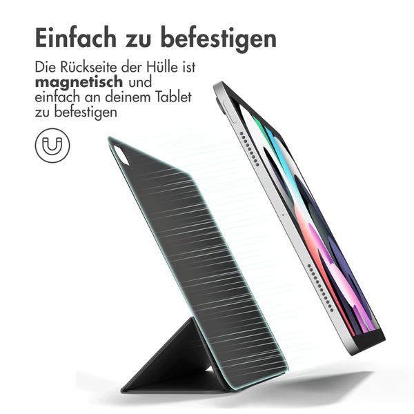 imoshion Magnetic Klapphülle Apple iPad Air 11 Zoll (2025) M3 / (2024) M2 / Air 5 (2022) / Air 4 (2020) - Schwarz
