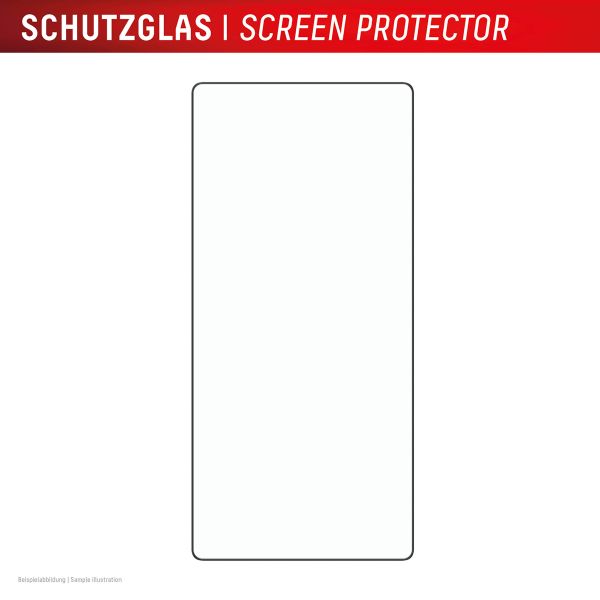 Displex Bildschirmschutzfolie Real Glass Full Cover für das Samsung Galaxy S25 Ultra