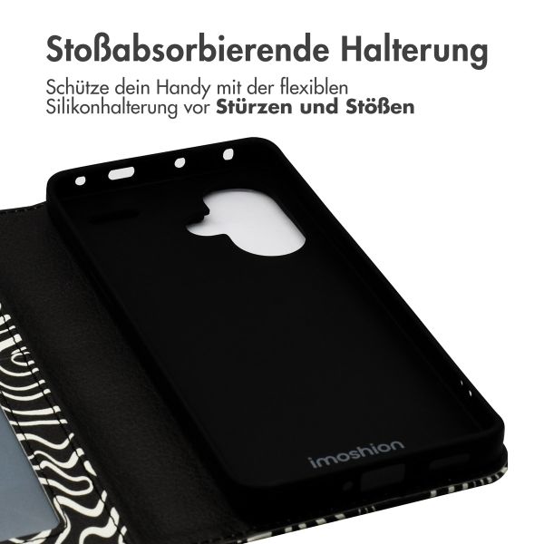 imoshion Design Klapphülle Xiaomi Redmi Note 13 Pro Plus (5G) - Black And White