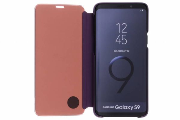 Samsung Lila Original Clear View Standing Klapphülle für das Galaxy S9