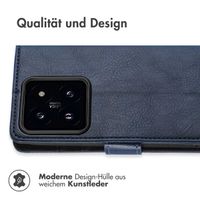 imoshion Luxuriöse Klapphülle für das Xiaomi 14 - Dunkelblau