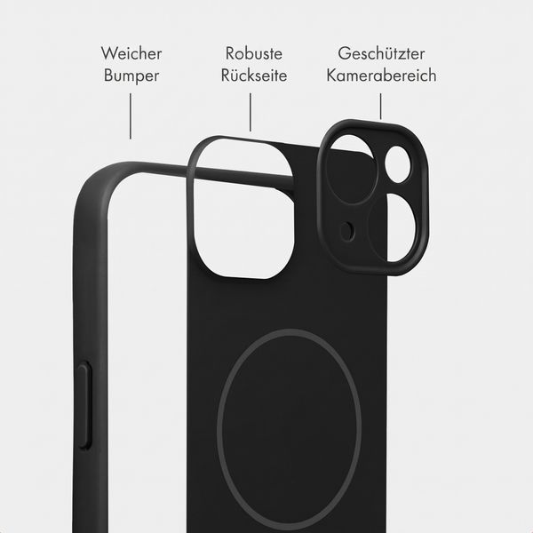 Accezz Grip Backcover mit MagSafe Apple iPhone 14 - Schwarz