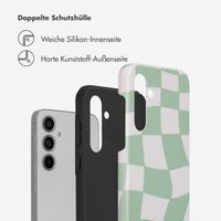 Selencia Vivid Tough Back Cover für das Samsung Galaxy A55 - Groovy Sage Green