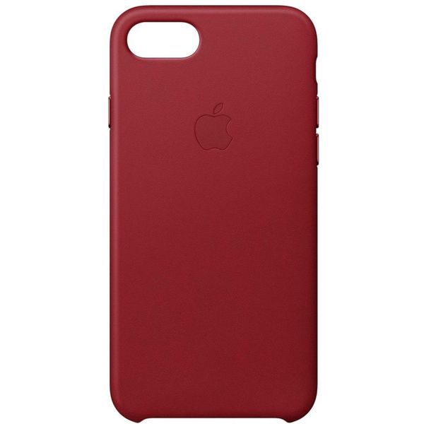 Apple Leder-Case für das Apple iPhone SE (2022 / 2020) / 8 / 7 - Red