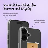 Personalisierte Hülle mit Filmrolle N°2 iPhone 16 - Transparent