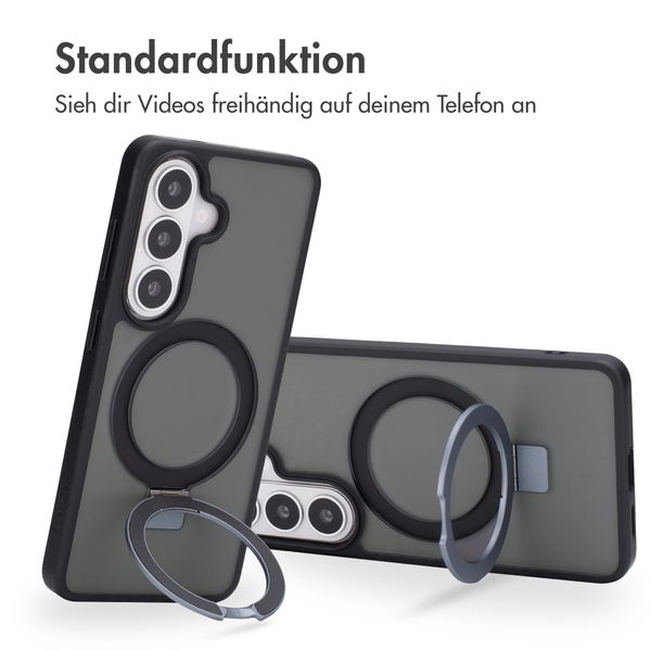 Accezz Ring Stand Backcover mit MagSafe Samsung Galaxy S26 - Schwarz