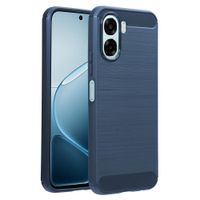 imoshion Brushed Back Cover Oppo A6x (4G/5G) - Dunkelblau