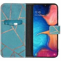 imoshion Design TPU Klapphülle Samsung Galaxy A20e - Blue Graphic
