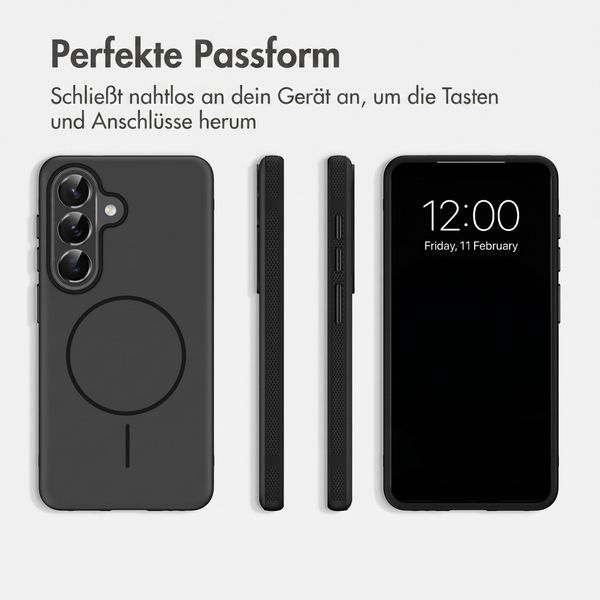 imoshion Color Backcover mit Thin MagSafe Ring Samsung Galaxy S26 - Schwarz