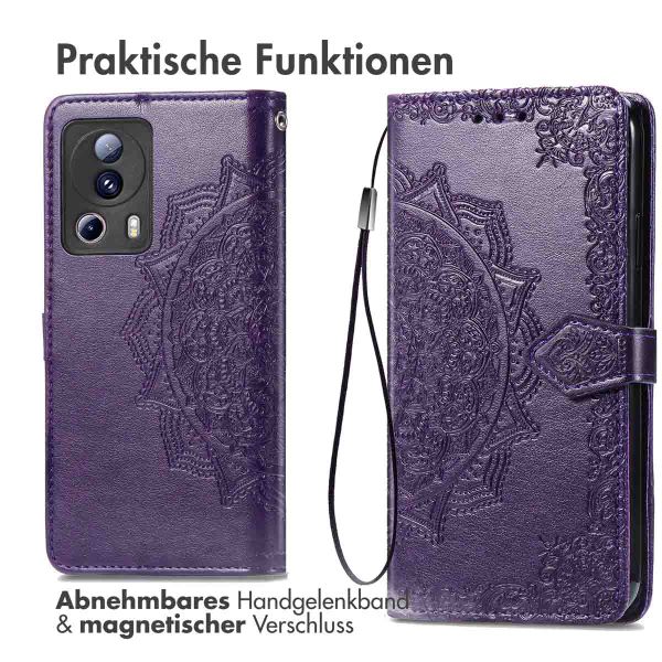 imoshion Mandala Klapphülle Xiaomi 13 Lite - Violett
