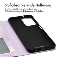 imoshion Design Klapphülle Motorola Moto G34 - Purple Marble
