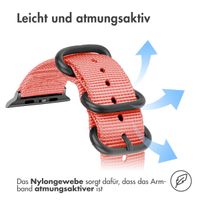 imoshion Nylonarmband für das Apple Watch Series 1-9 / SE - 38/40/41 mm / Series 10 - 42 mm - Rosa