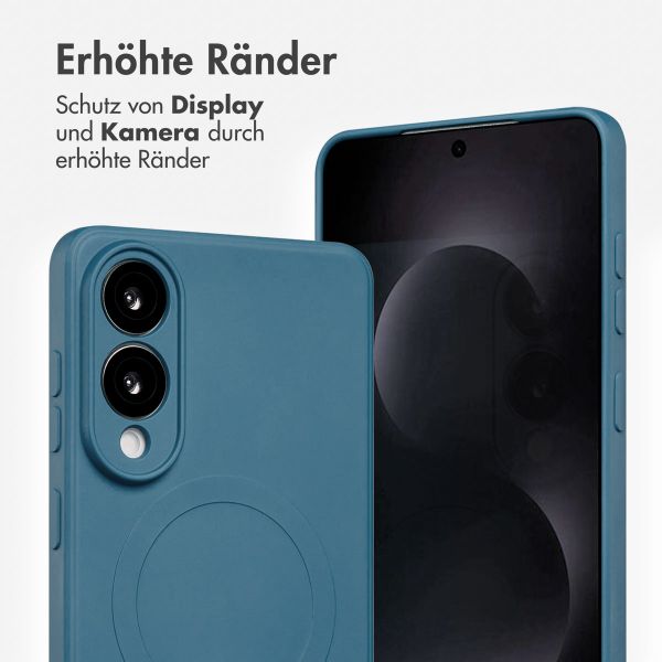 imoshion Color Back Cover mit MagSafe Samsung Galaxy S25 Edge - Dunkelblau