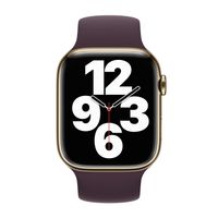 Apple Silikon Solo Loop für  Apple Watch | 44/45/46/49 mm - Größe 8 - Dark Cherry