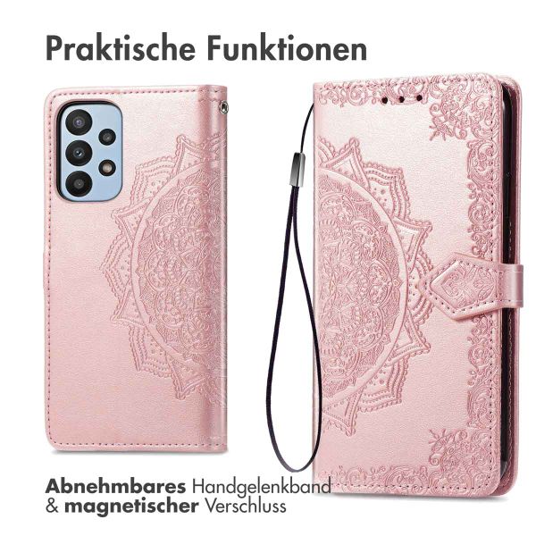 imoshion Mandala Klapphülle Samsung Galaxy A23 (5G) - Rosé gold