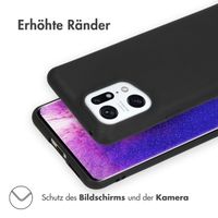 imoshion Color TPU Hülle für das Oppo Find X5 Pro 5G - Schwarz