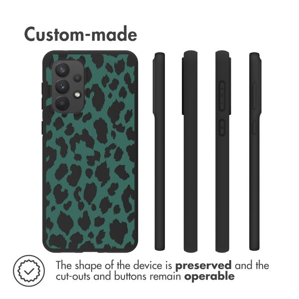 imoshion   Design Hülle für das Samsung Galaxy A33 - Green Leopard