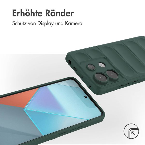 imoshion EasyGrip Back Cover für das Xiaomi Poco X6 Pro - Dunkelgrün