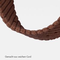 imoshion Corduroy-Band für Apple Watch | 38/40/41/42 mm - Braun