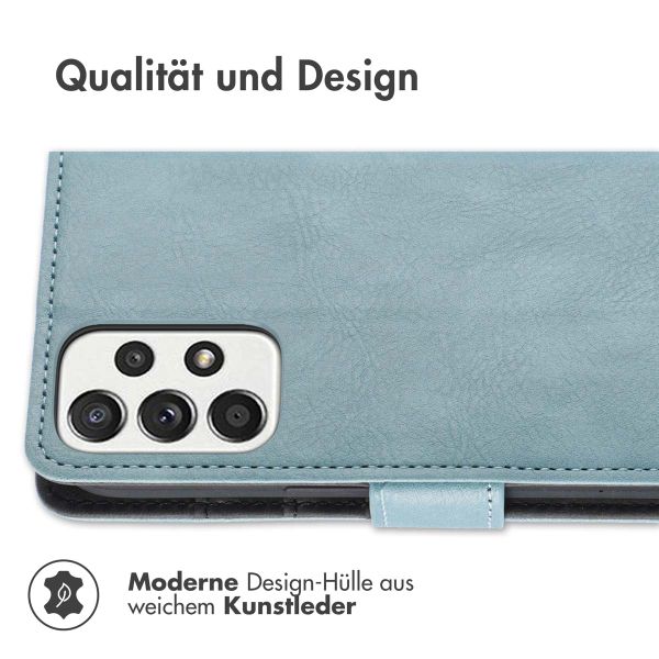 imoshion Luxuriöse Klapphülle Samsung Galaxy A53 - Hellblau
