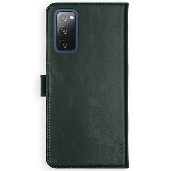Selencia Echtleder Klapphülle Samsung Galaxy S20 FE - Grün