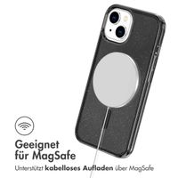 imoshion Sparkle Back Cover mit MagSafe Apple iPhone 14 - Glitter Schwarz