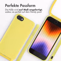imoshion SilikonHülle mit Band Apple iPhone SE (2022 / 2020) / 8 / 7 - Gelb
