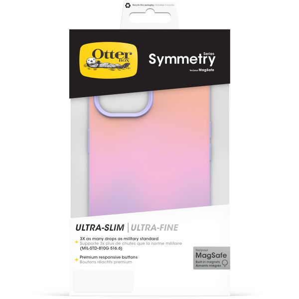 OtterBox Symmetry Clear Case MagSafe Apple iPhone 13/14/15/16e - Lila