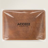 Accezz Leather Laptop Hülle Apple MacBook 13 Zoll - Laptop Sleeve - Cognac