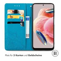 imoshion Mandala Klapphülle für das Xiaomi Redmi Note 12 (4G) - Türkis