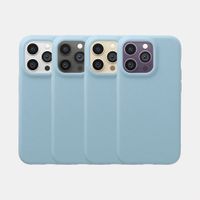 imoshion Texture Backcover Apple iPhone 14 Pro - Hellblau