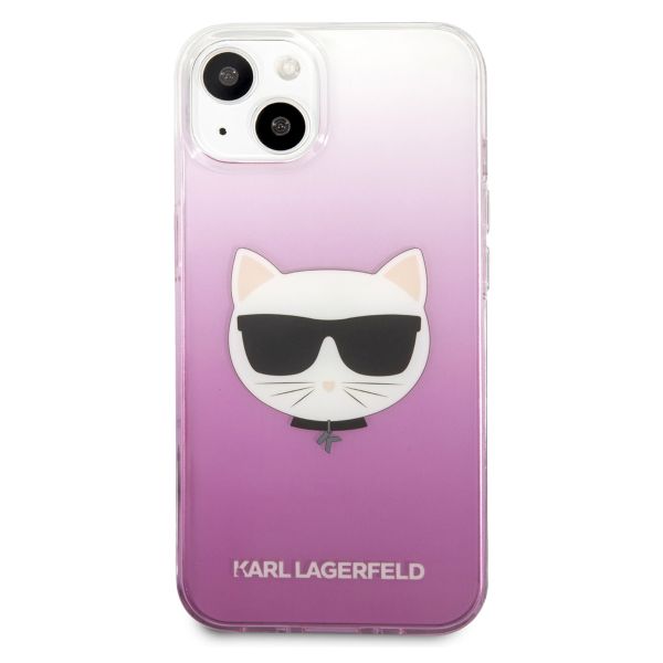 Karl Lagerfeld Hardcase Backcover Choupette für das iPhone 13 Mini - Rosa