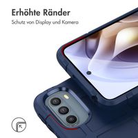 imoshion Rugged Shield Backcover für das Motorola Moto G31 / Moto G41 - Dunkelblau